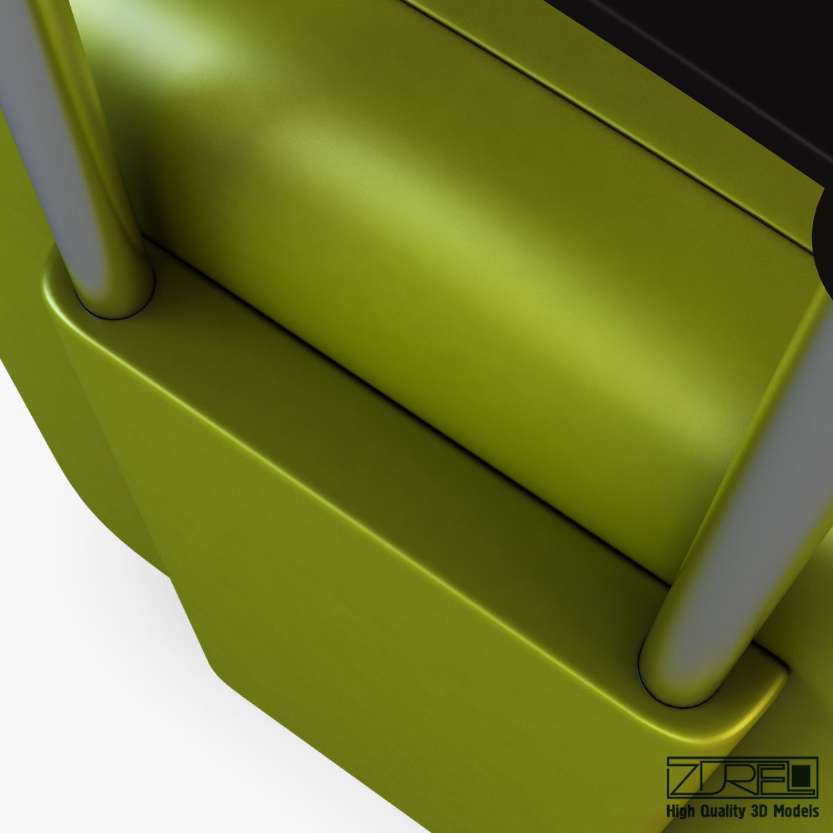 Suitcase green v 1 3D model_20