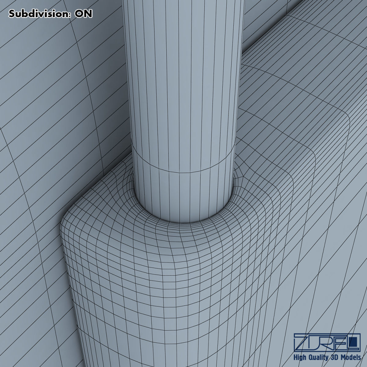 Suitcase black v 1 3D model_40