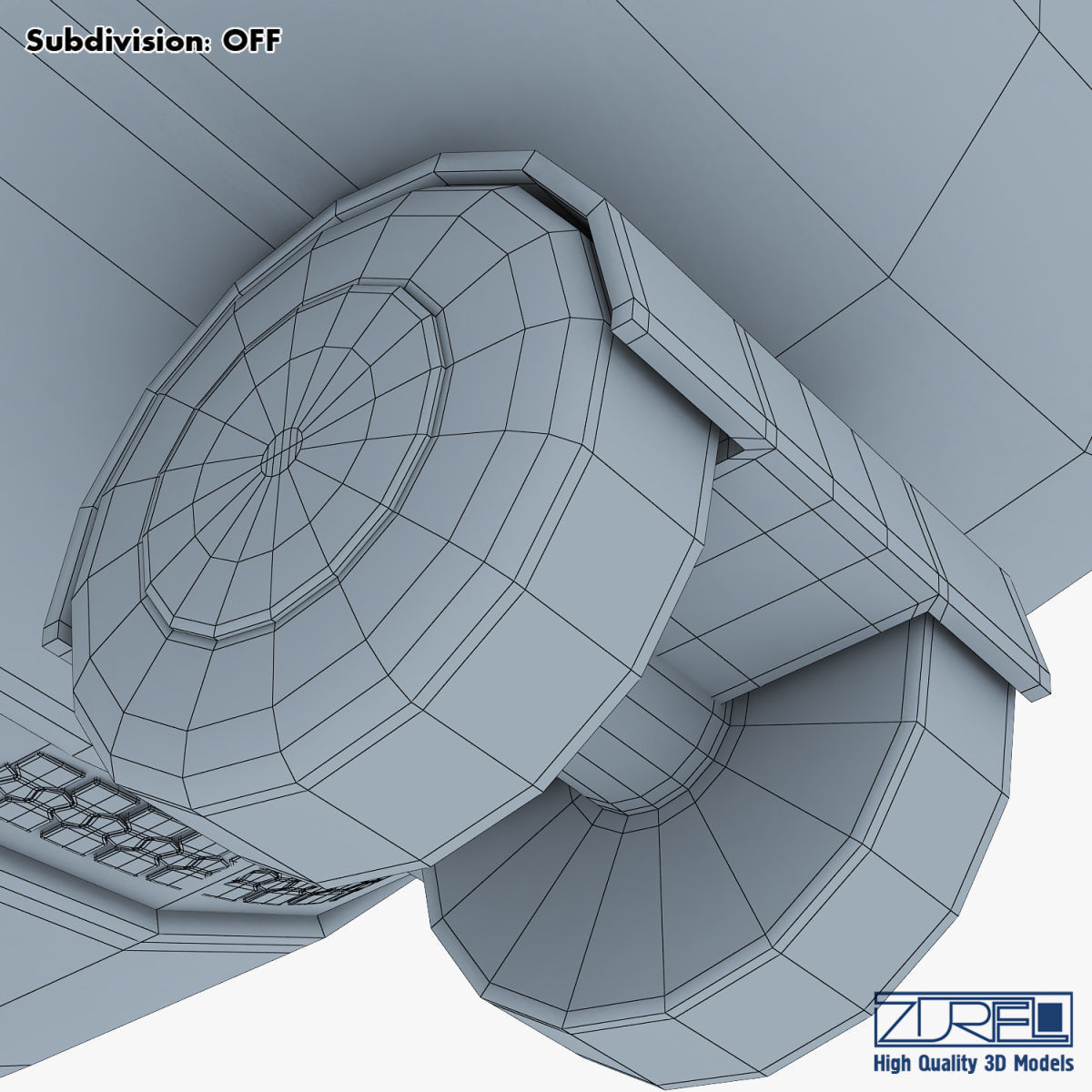 Suitcase black v 1 3D model_45