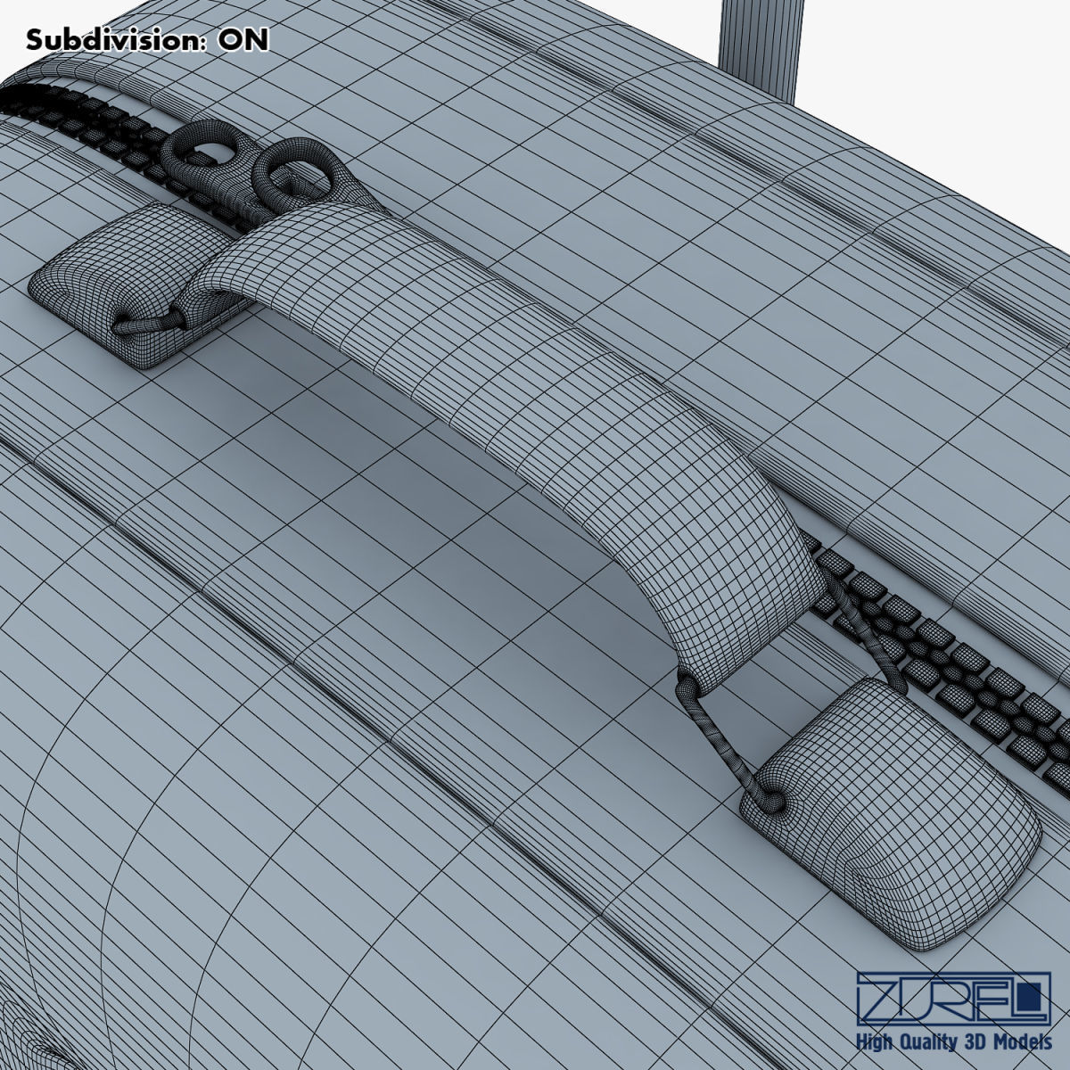 Suitcase black v 1 3D model_32