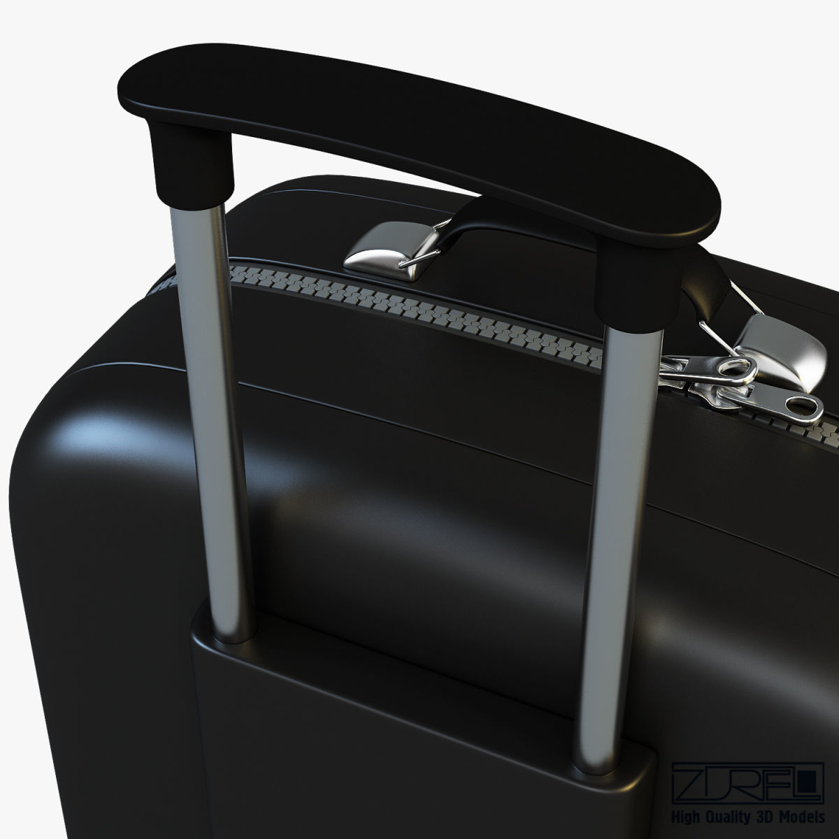 Suitcase black v 1 3D model_18