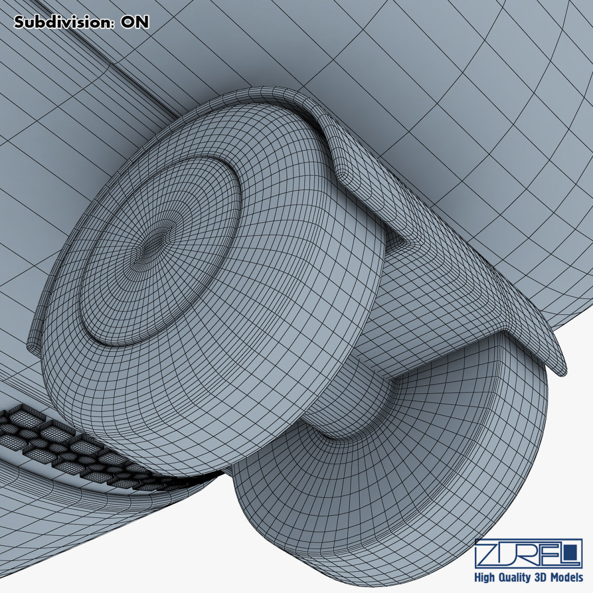 Suitcase black v 1 3D model_44