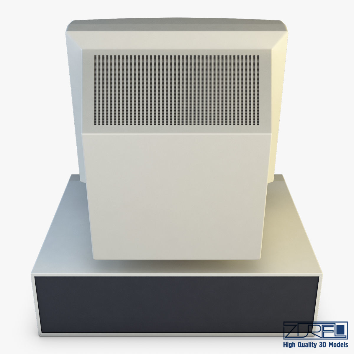 Personal Computer v 1 Low-poly 3D model_9