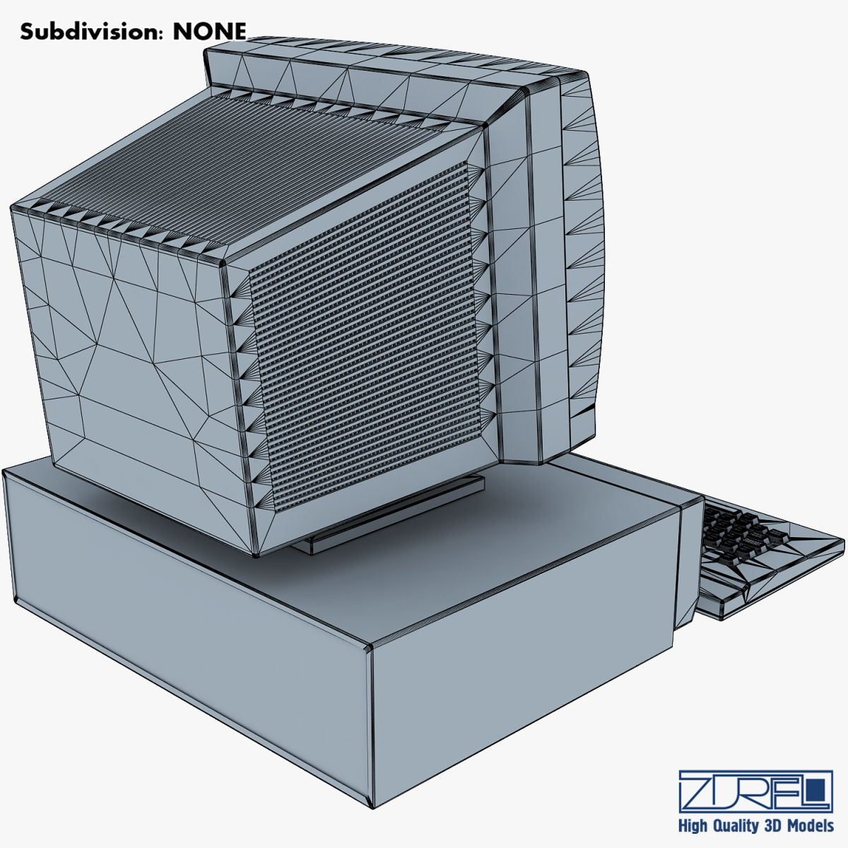 Personal Computer v 1 Low-poly 3D model_30