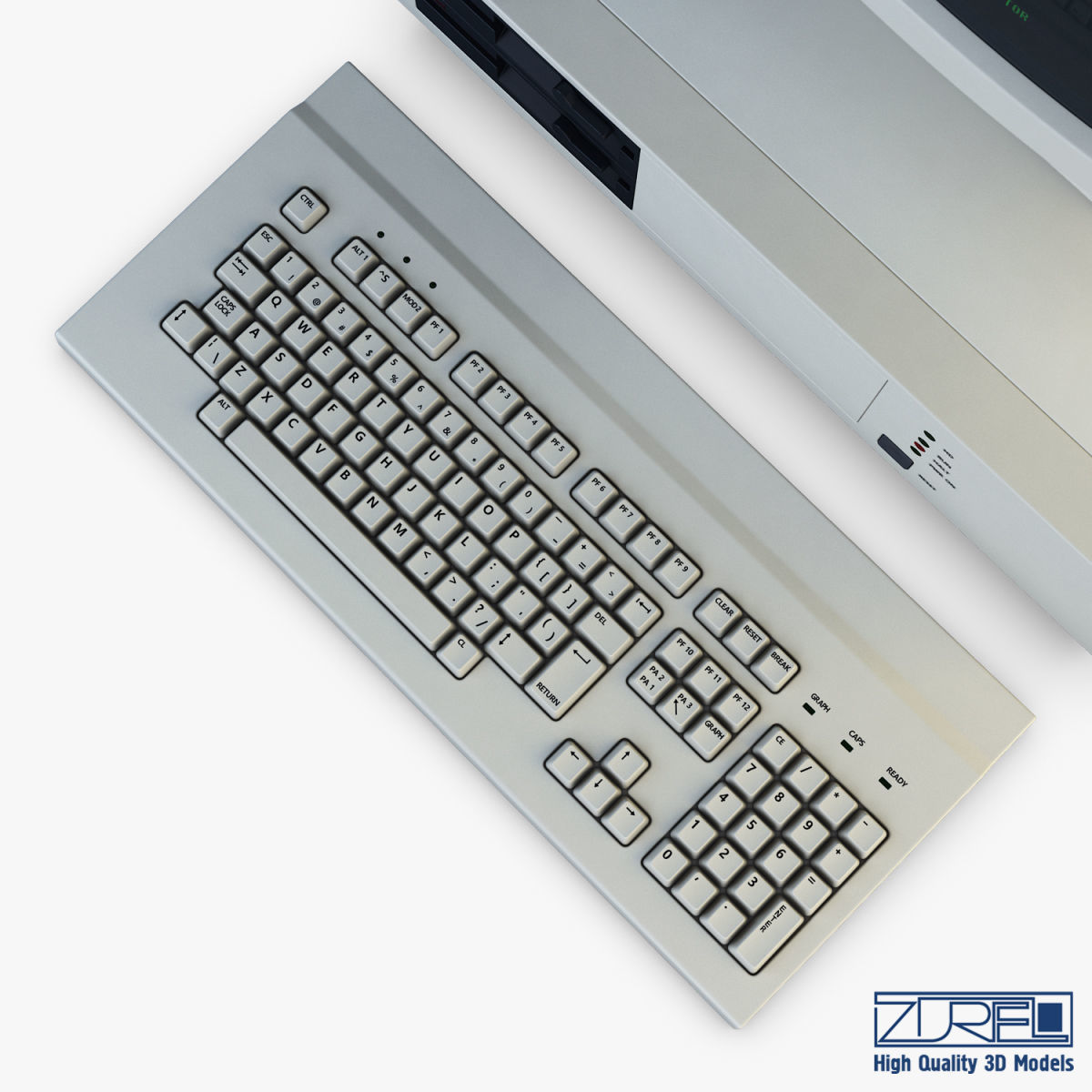 Personal Computer v 1 Low-poly 3D model_21