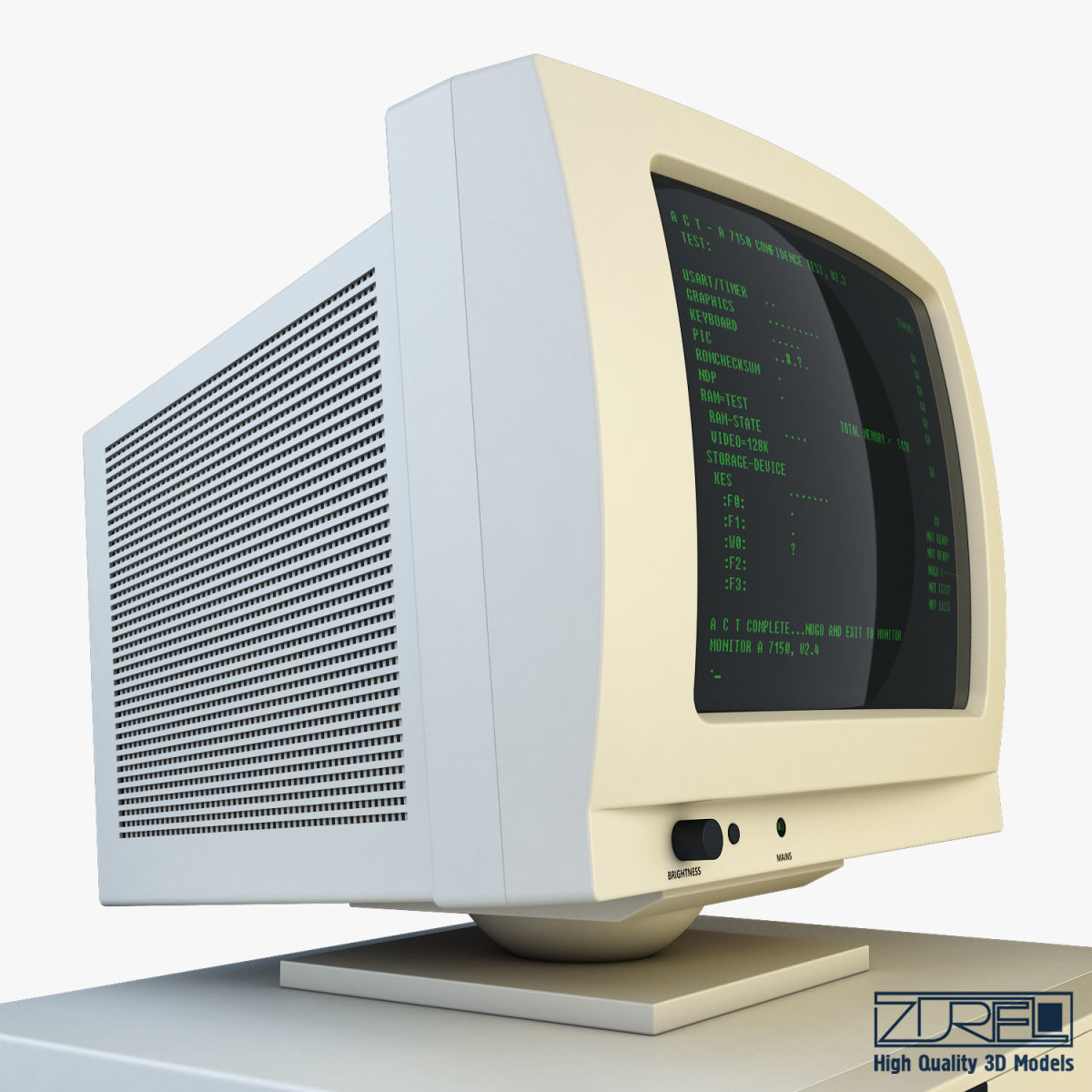 Personal Computer v 1 Low-poly 3D model_25