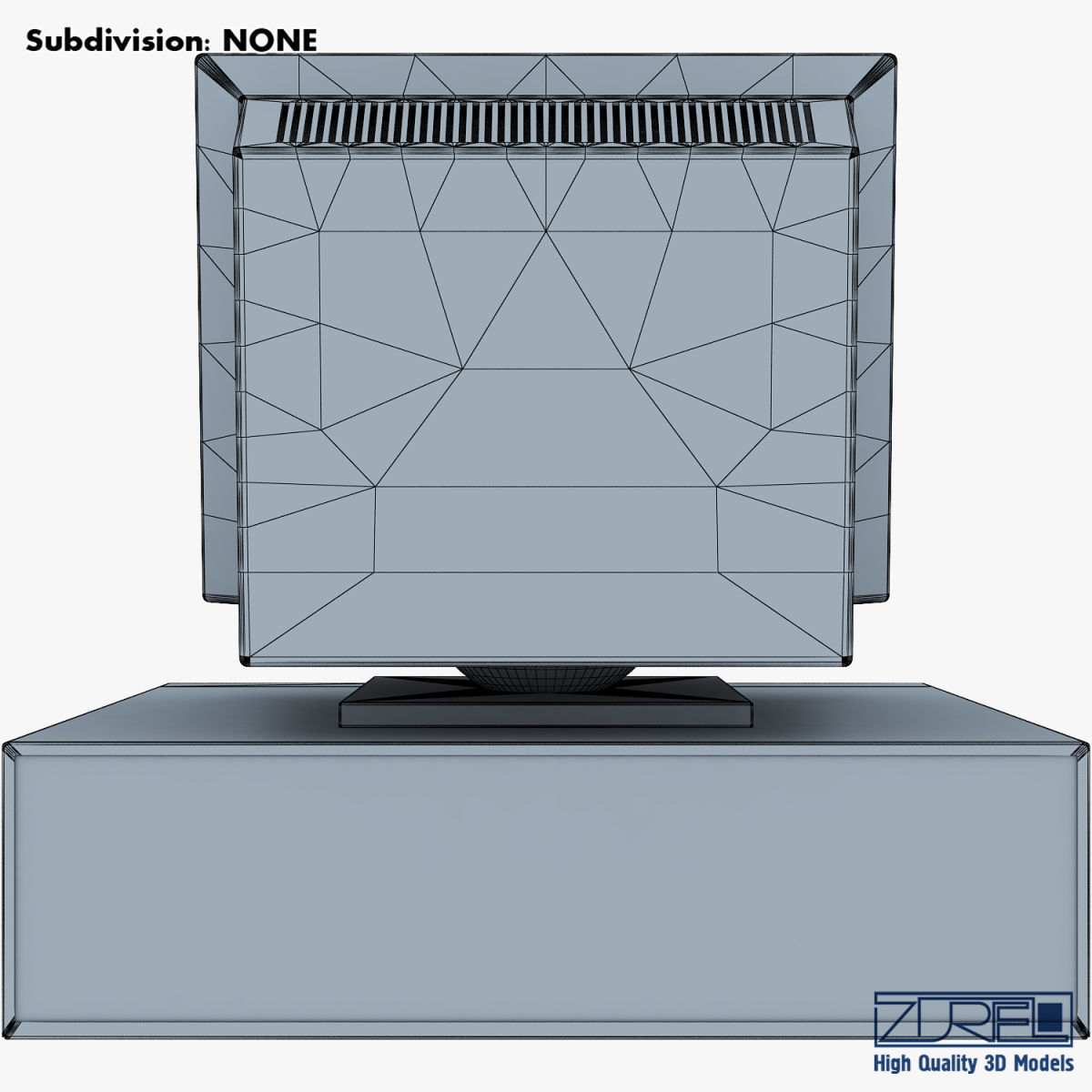 Personal Computer v 1 Low-poly 3D model_34