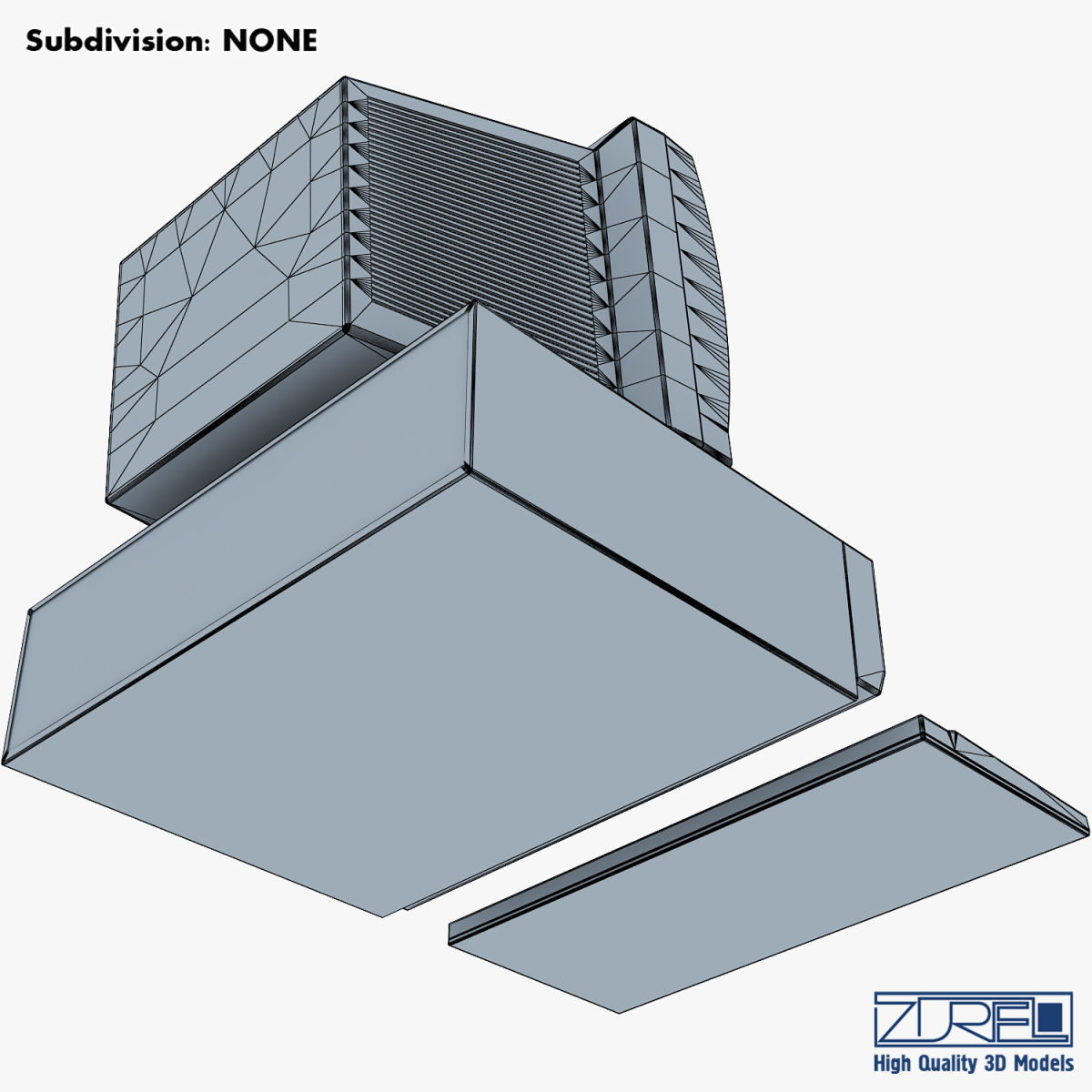 Personal Computer v 1 Low-poly 3D model_38