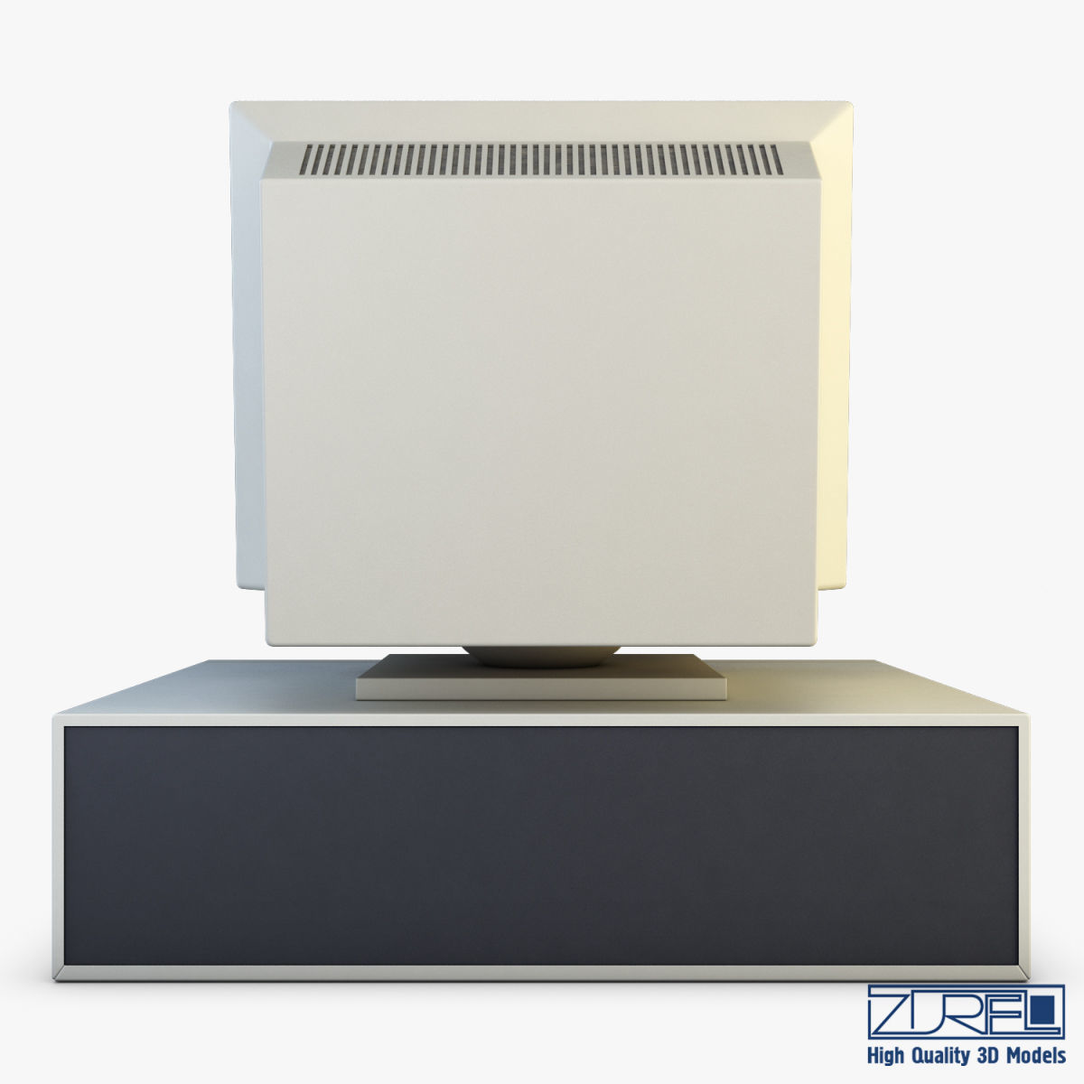 Personal Computer v 1 Low-poly 3D model_8