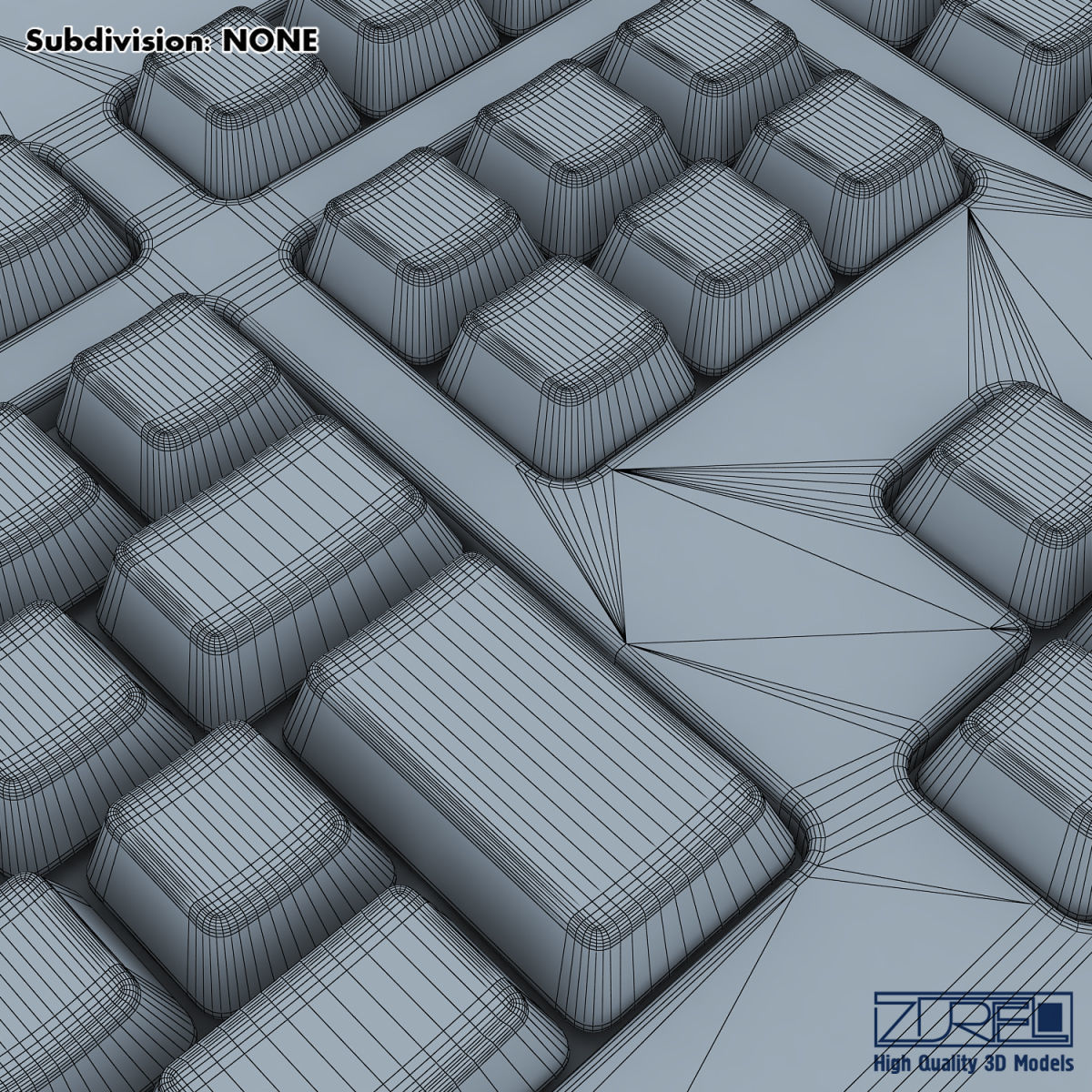 Personal Computer v 1 Low-poly 3D model_46