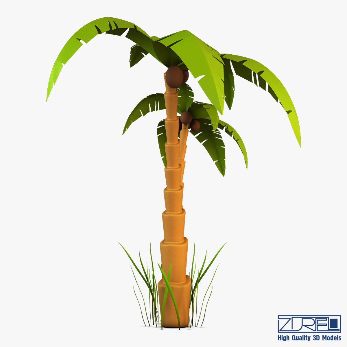 Palm tree v 5 3D model_8