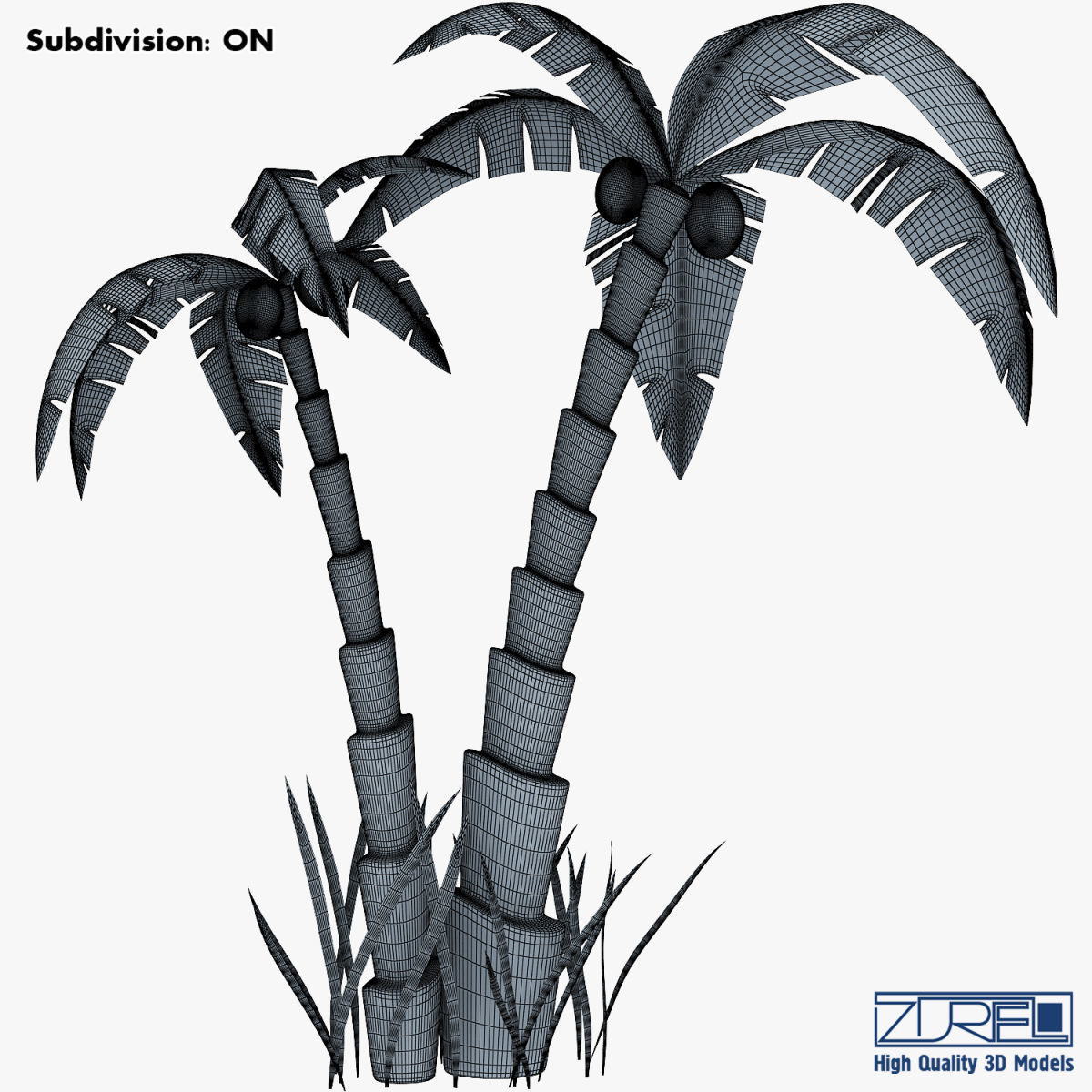 Palm tree v 5 3D model_15