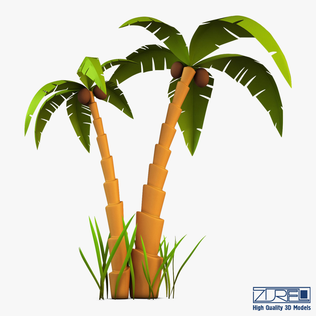 Palm tree v 5 3D model_3
