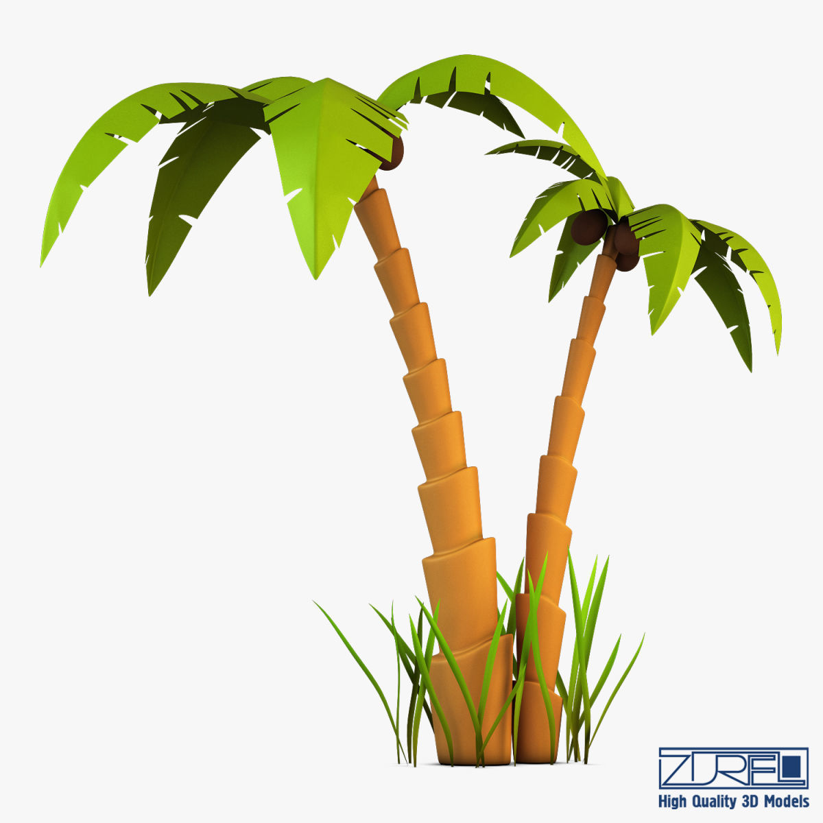 Palm tree v 5 3D model_1