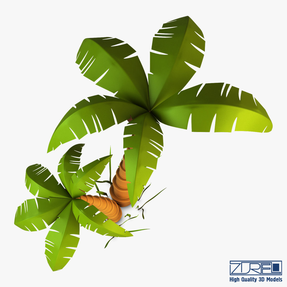 Palm tree v 5 3D model_10