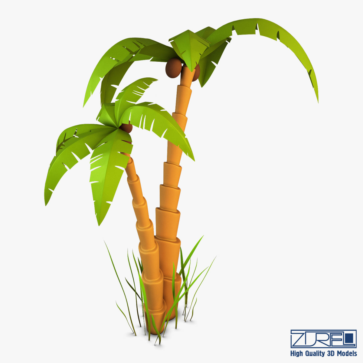 Palm tree v 5 3D model_6