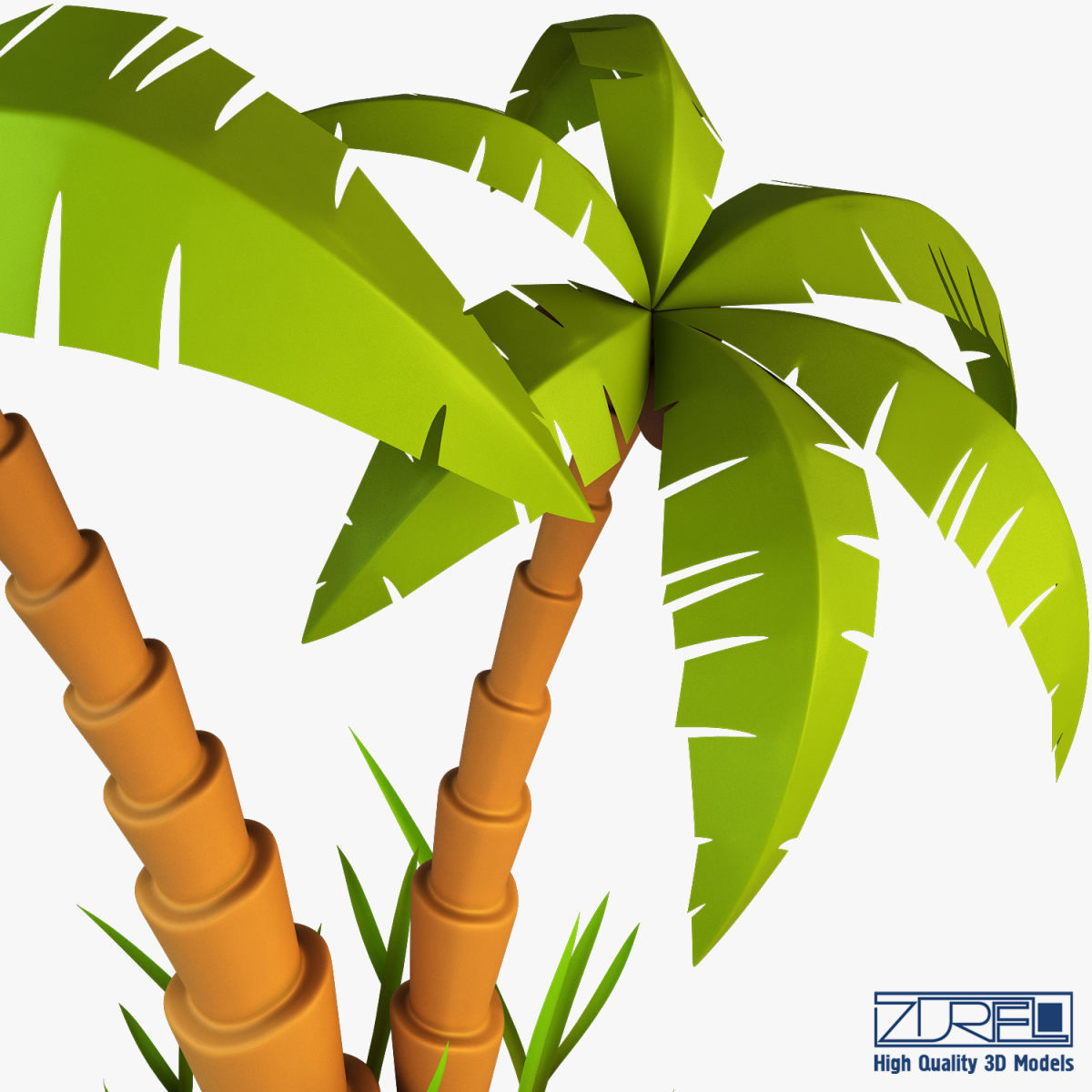 Palm tree v 5 3D model_12
