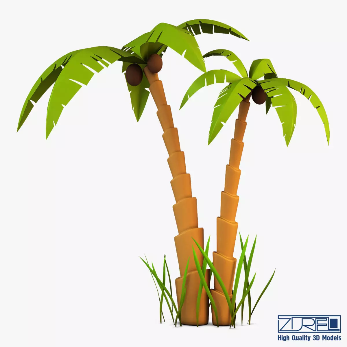 Palm tree v 5 3D model_0