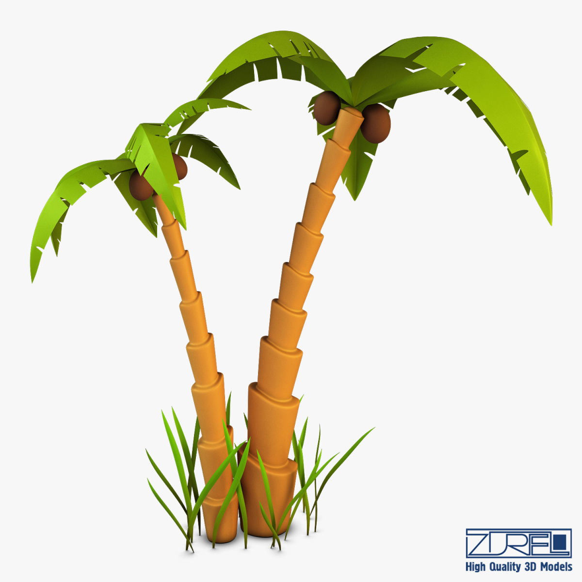 Palm tree v 5 3D model_4