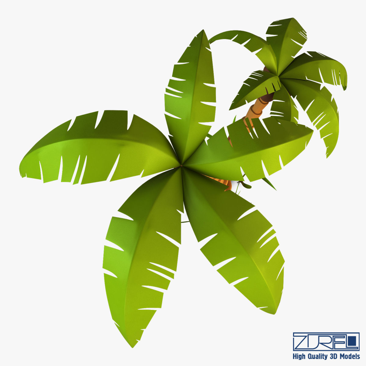 Palm tree v 5 3D model_9