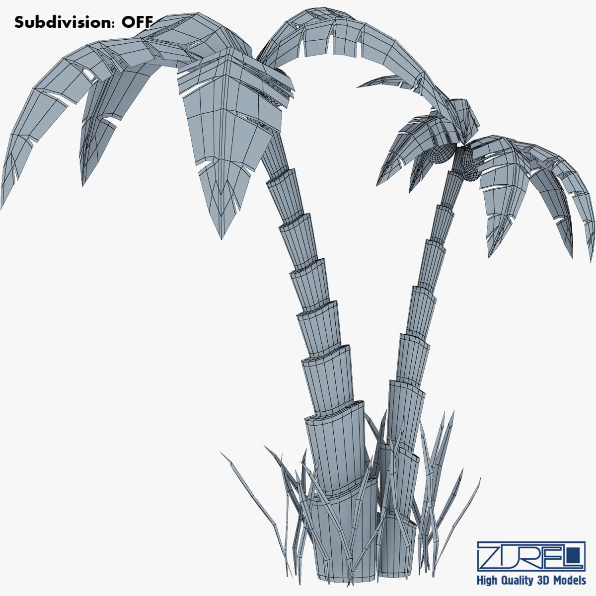 Palm tree v 5 3D model_14