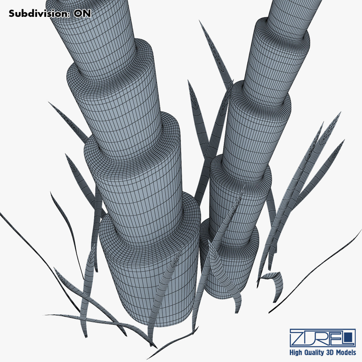 Palm tree v 5 3D model_25