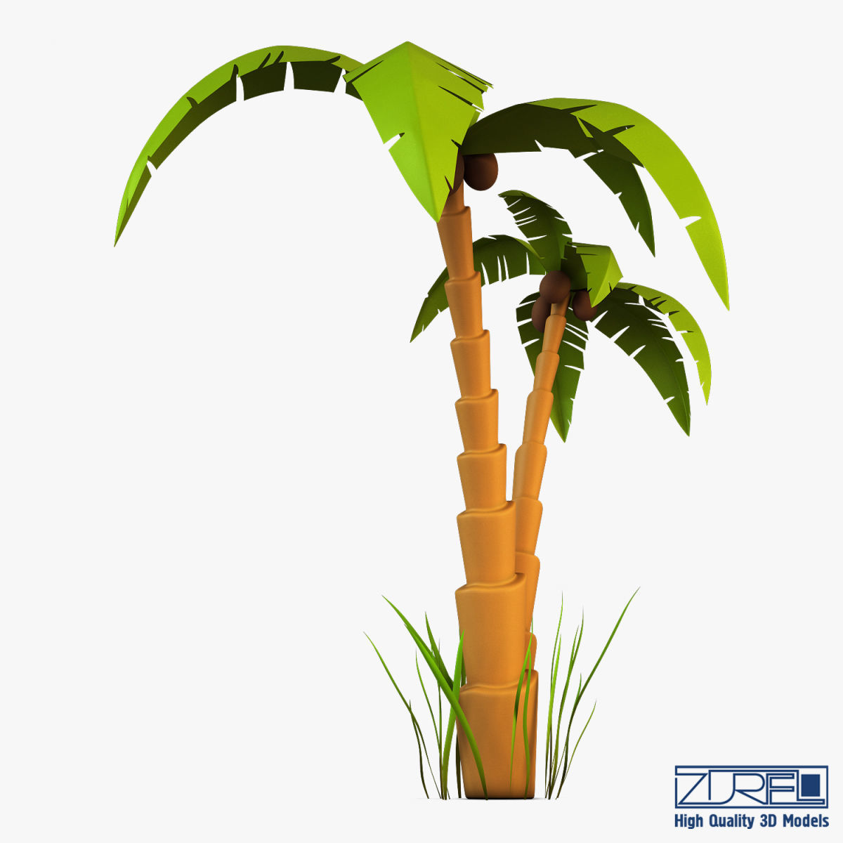 Palm tree v 5 3D model_5