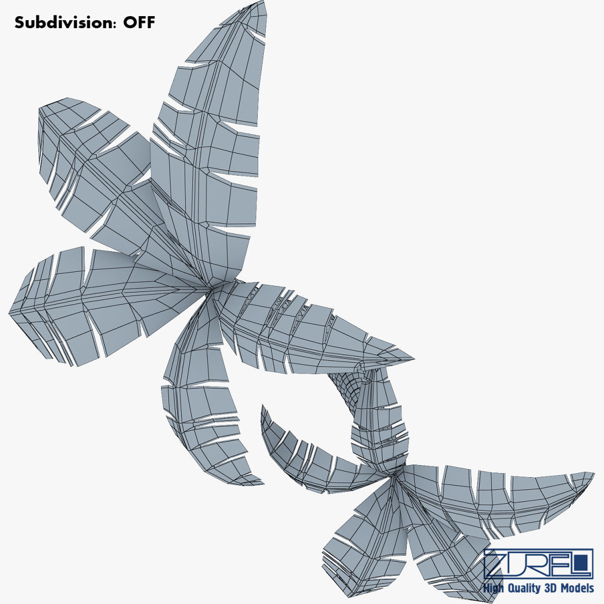 Palm tree v 4 3D model_20