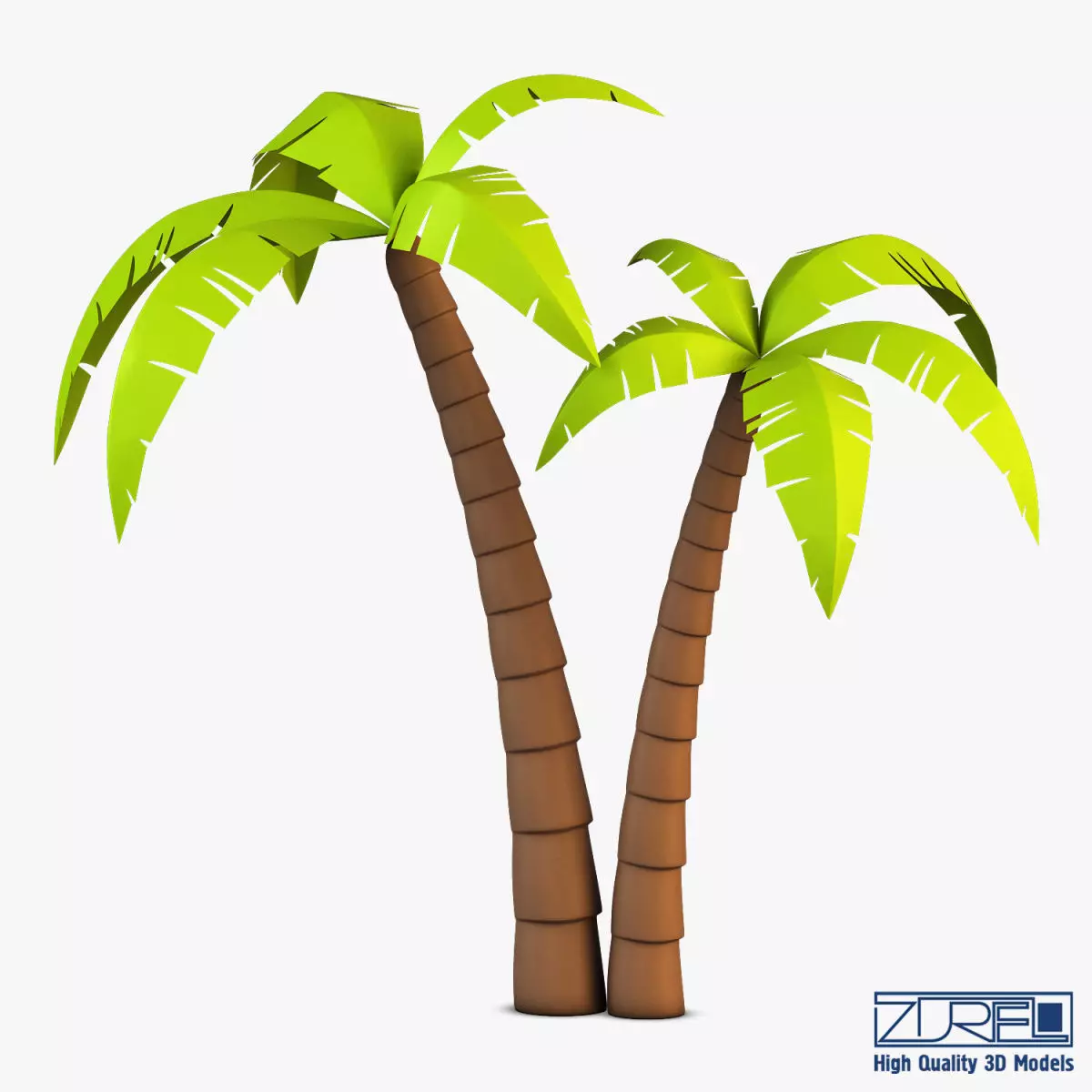 Palm tree v 4 3D model_0