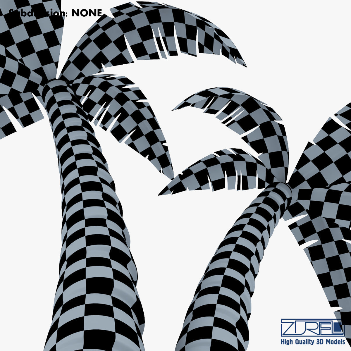 Palm tree v 4 3D model_30