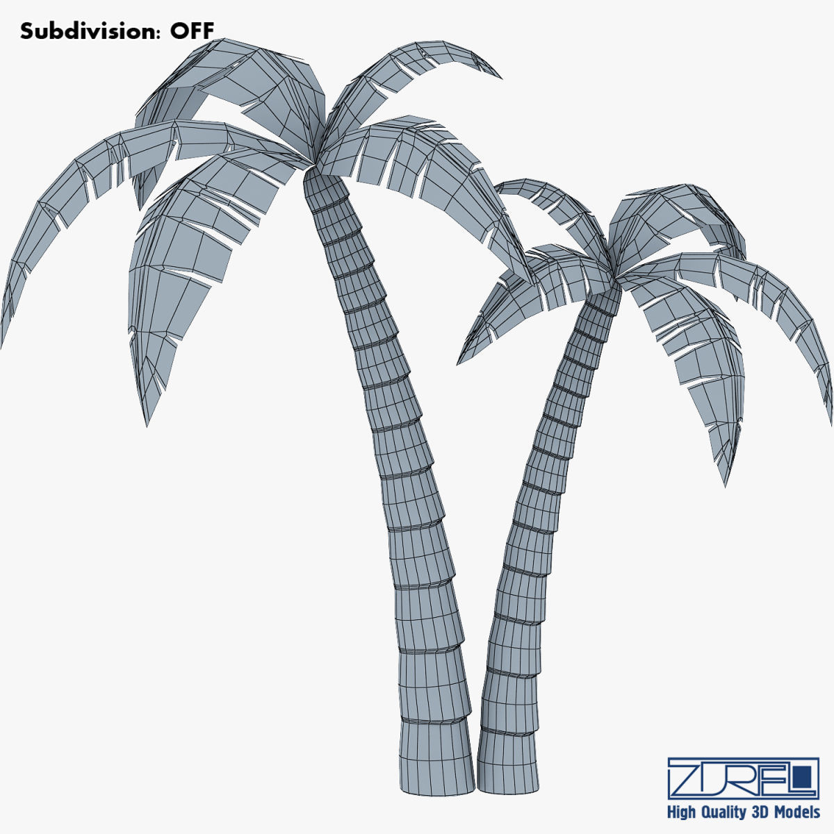 Palm tree v 4 3D model_14