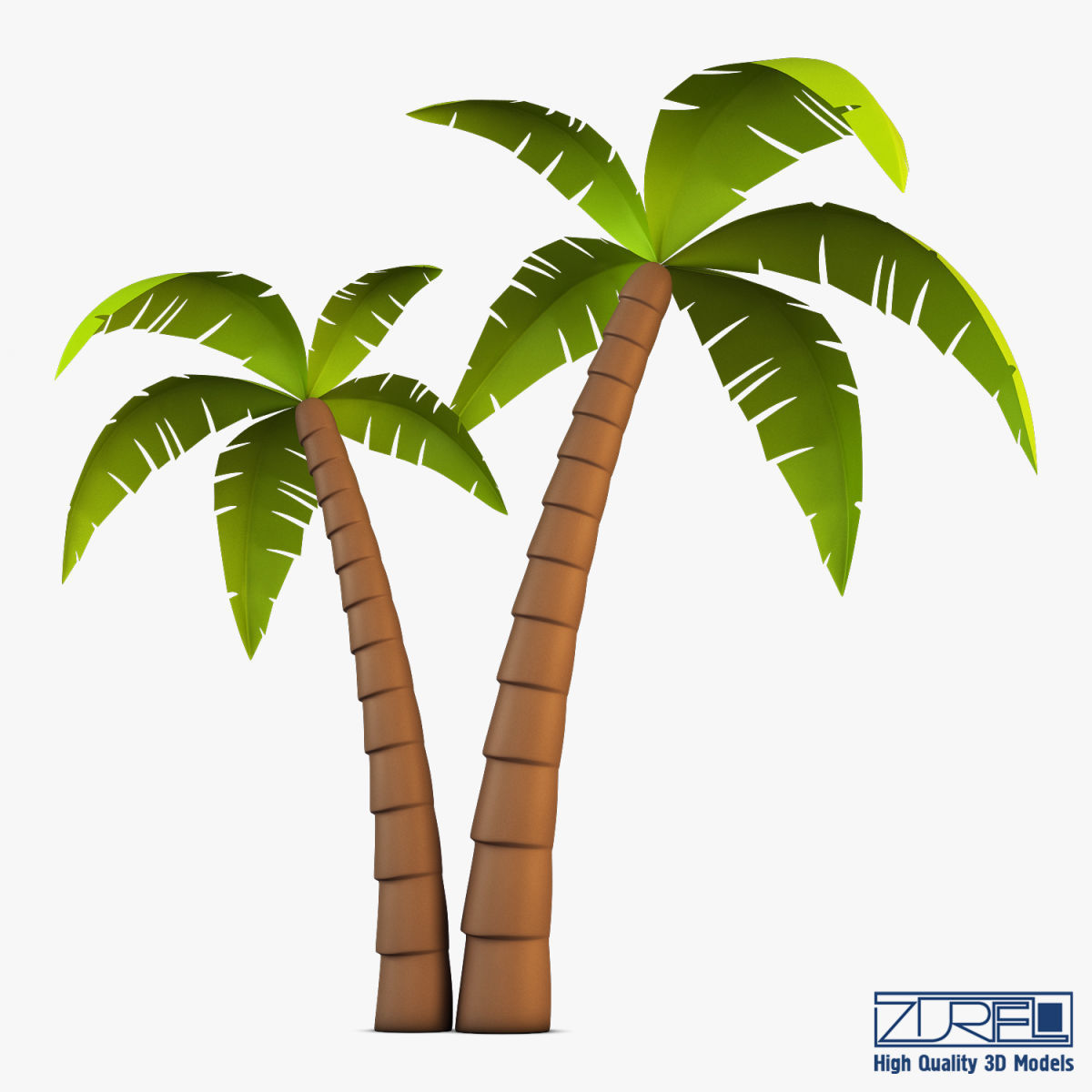 Palm tree v 4 3D model_3