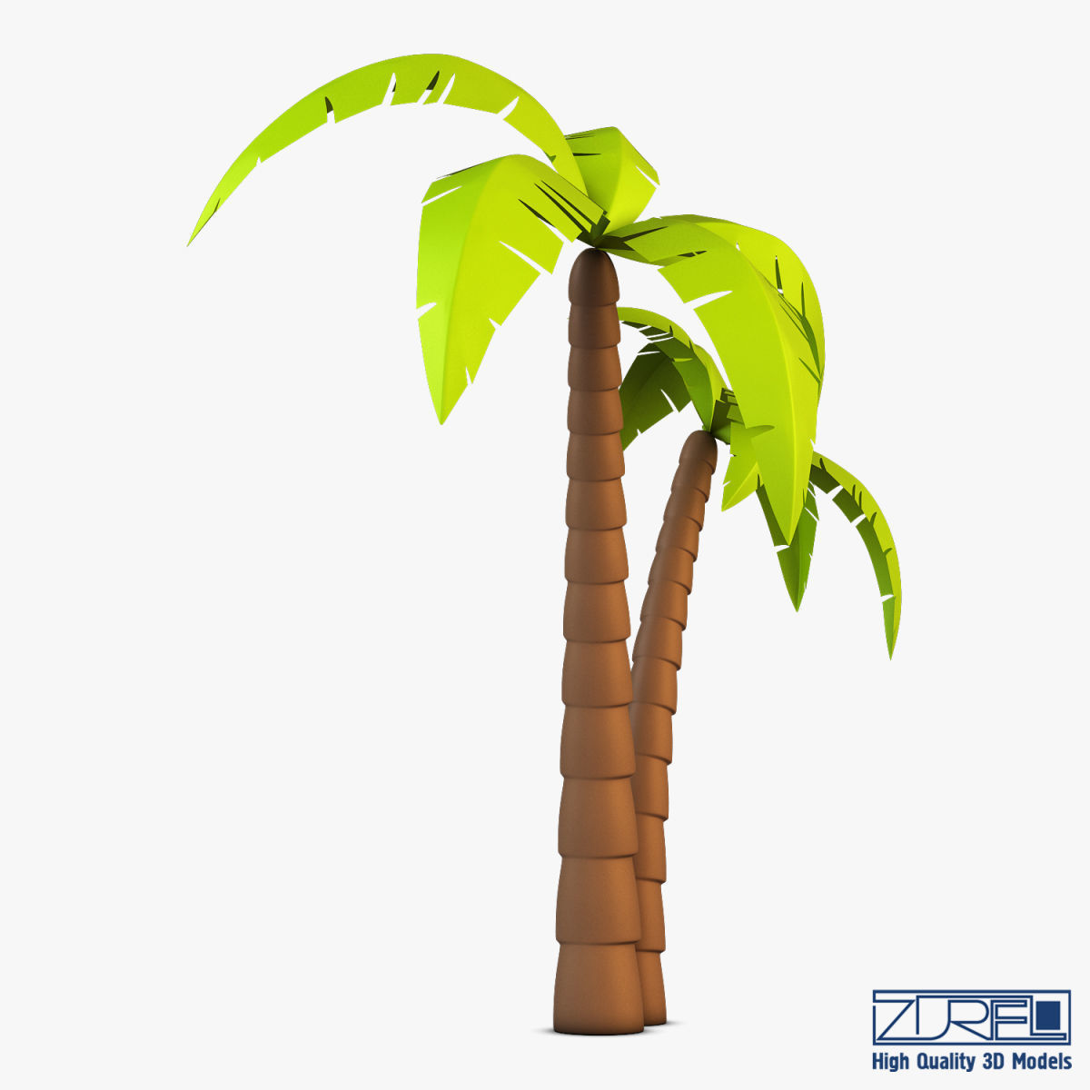 Palm tree v 4 3D model_8