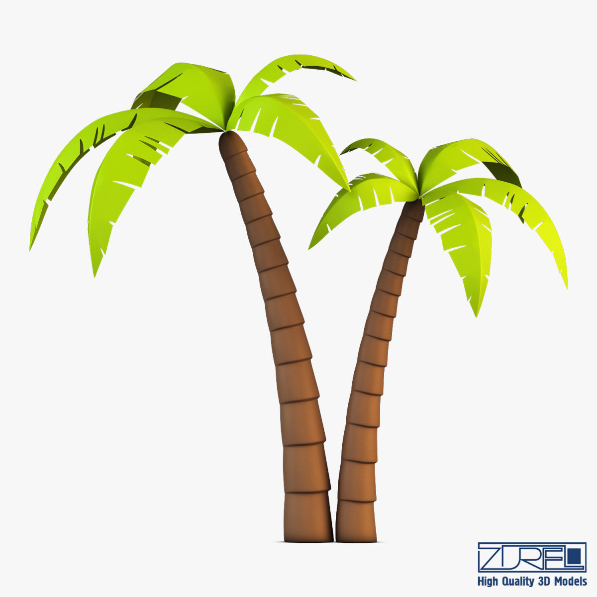 Palm tree v 4 3D model_1