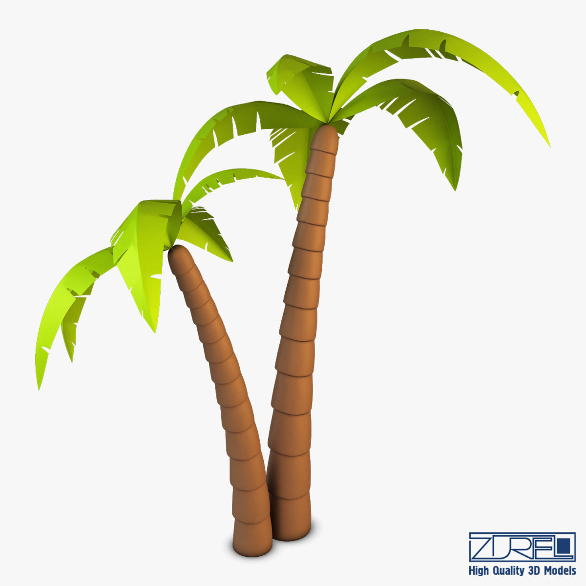 Palm tree v 4 3D model_6