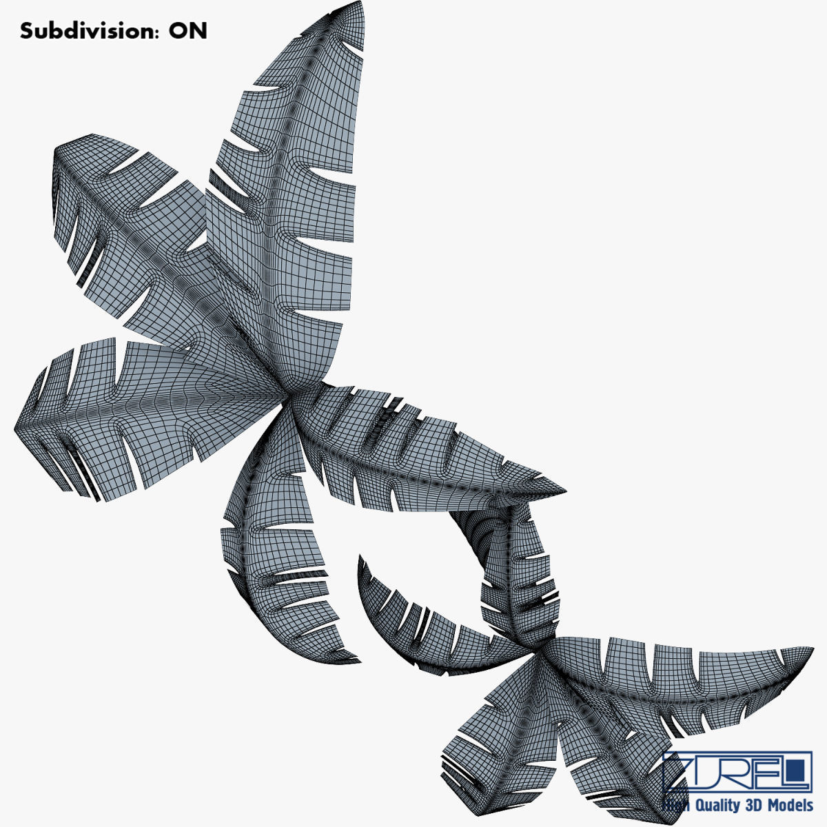 Palm tree v 4 3D model_19