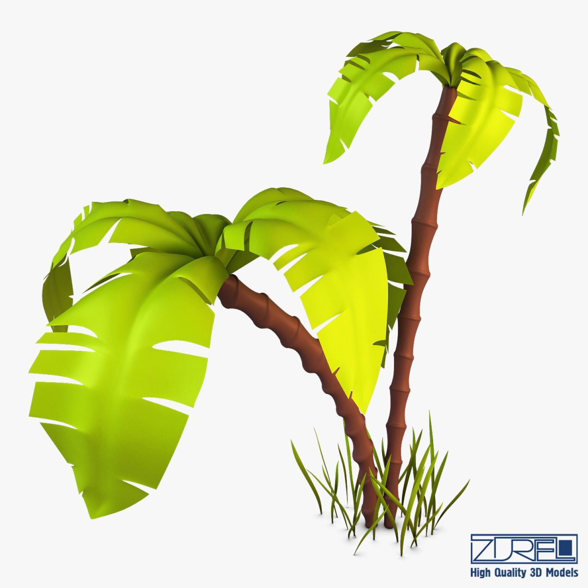 Palm tree v 3 3D model_5