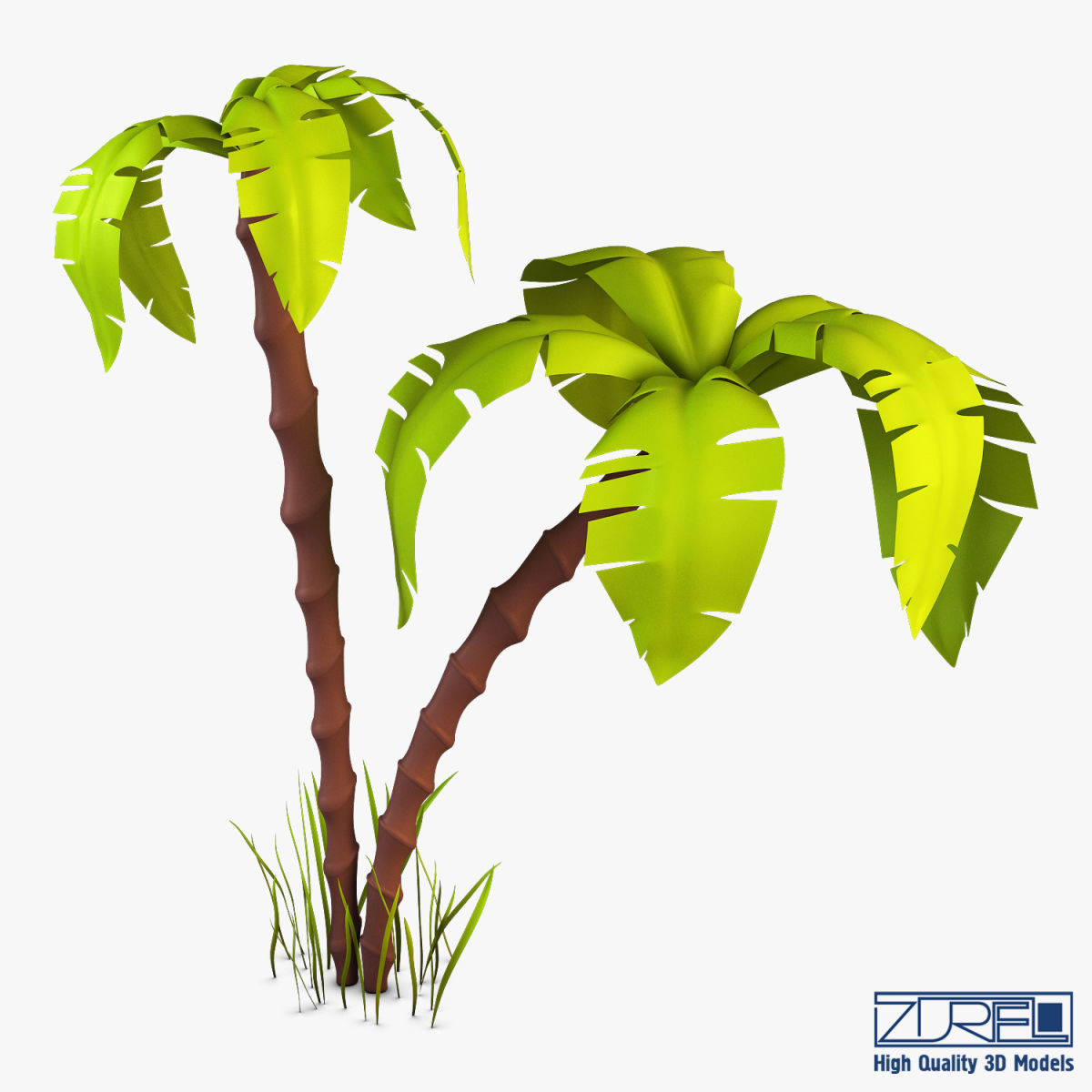 Palm tree v 3 3D model_1