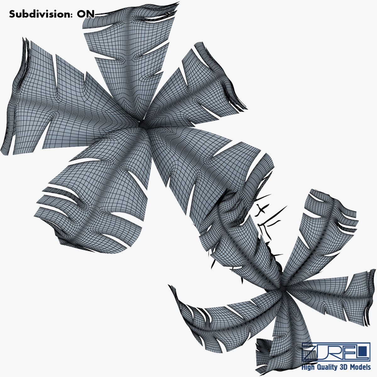 Palm tree v 3 3D model_19