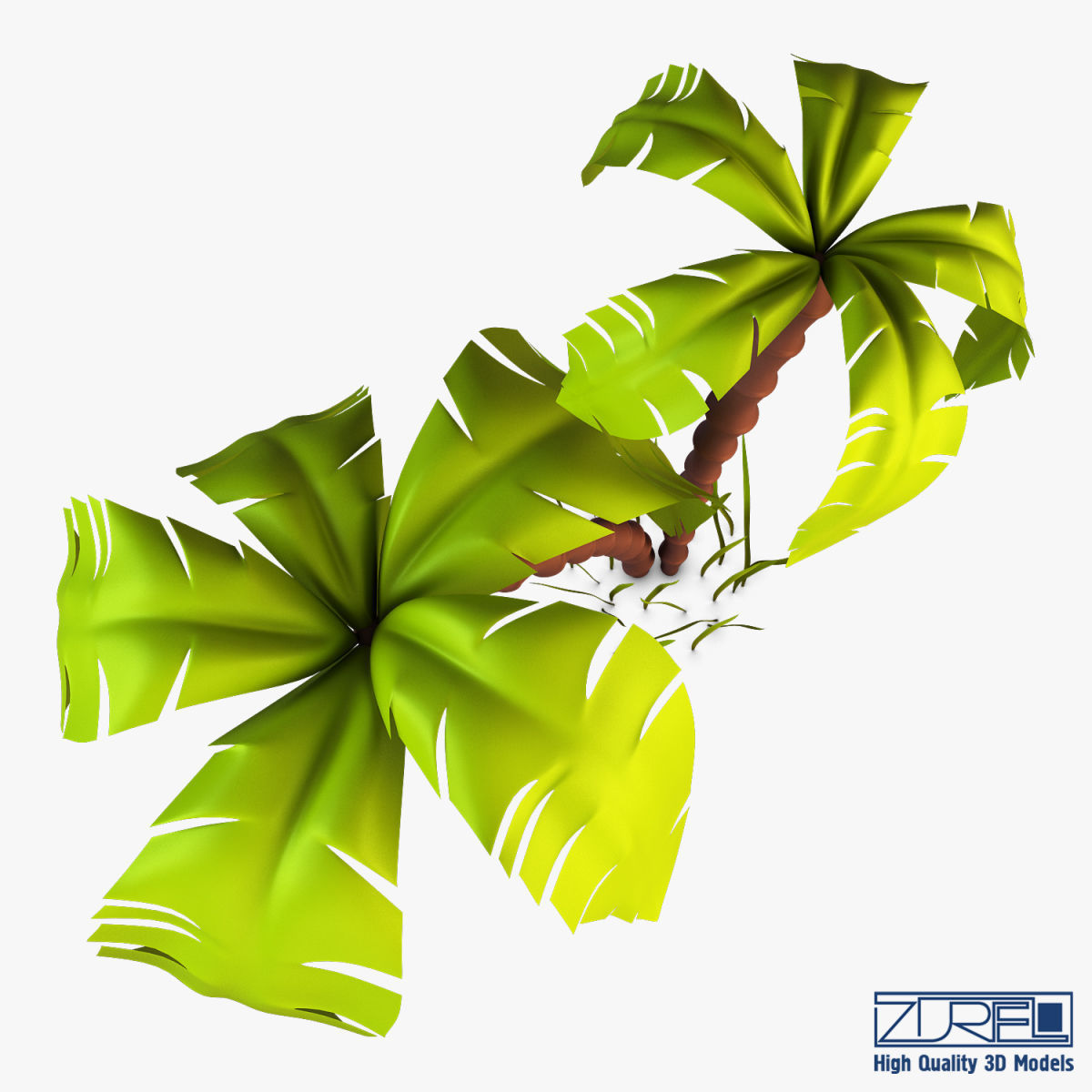 Palm tree v 3 3D model_10