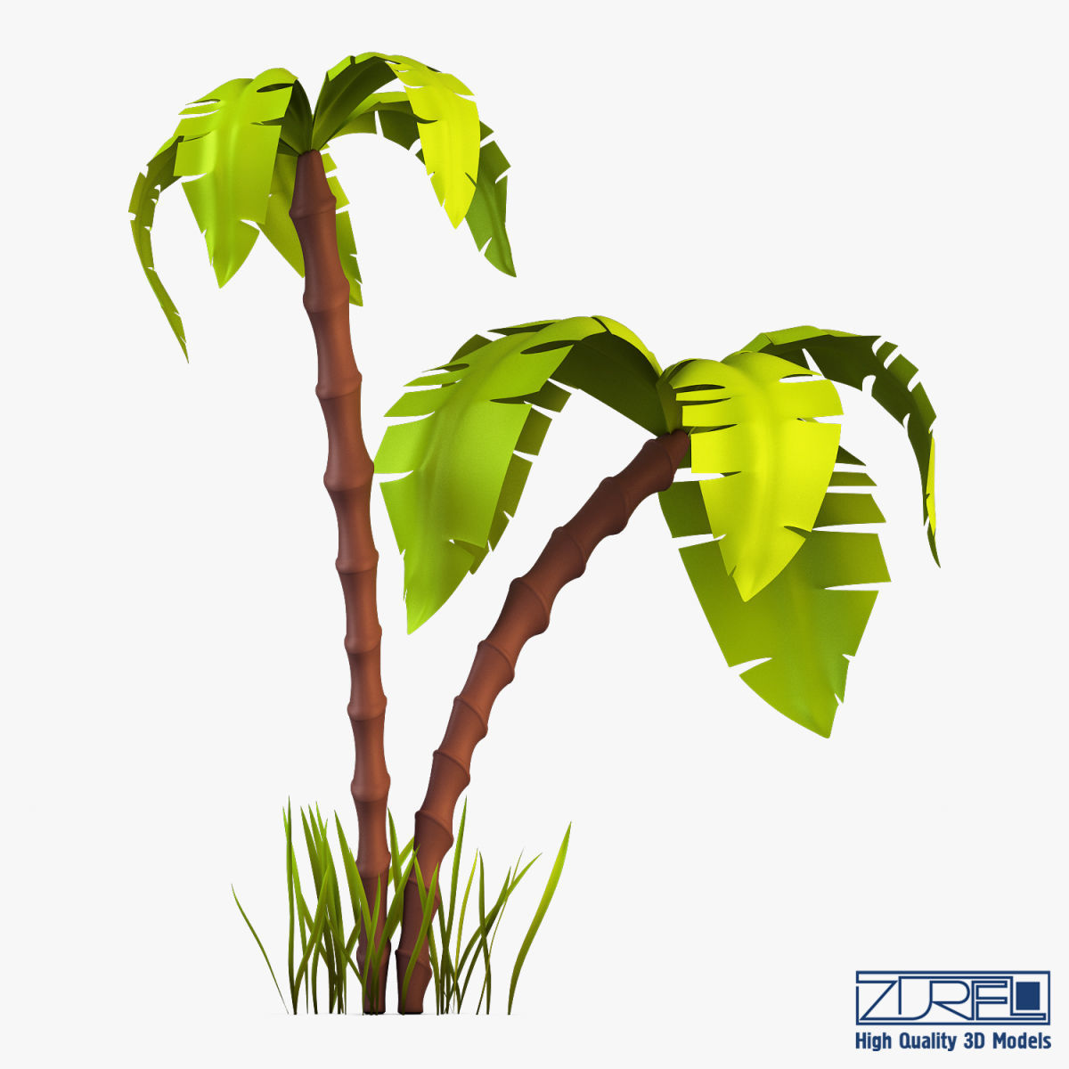 Palm tree v 3 3D model_4