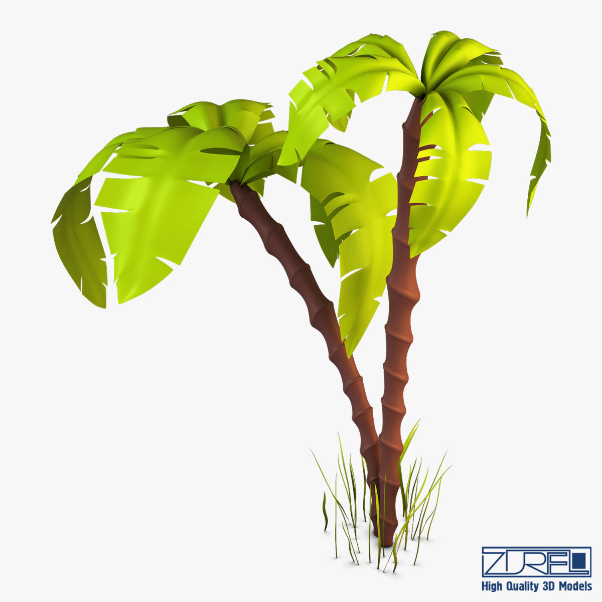 Palm tree v 3 3D model_6