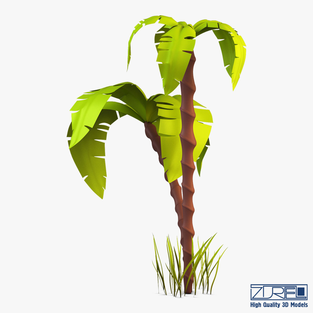 Palm tree v 3 3D model_8