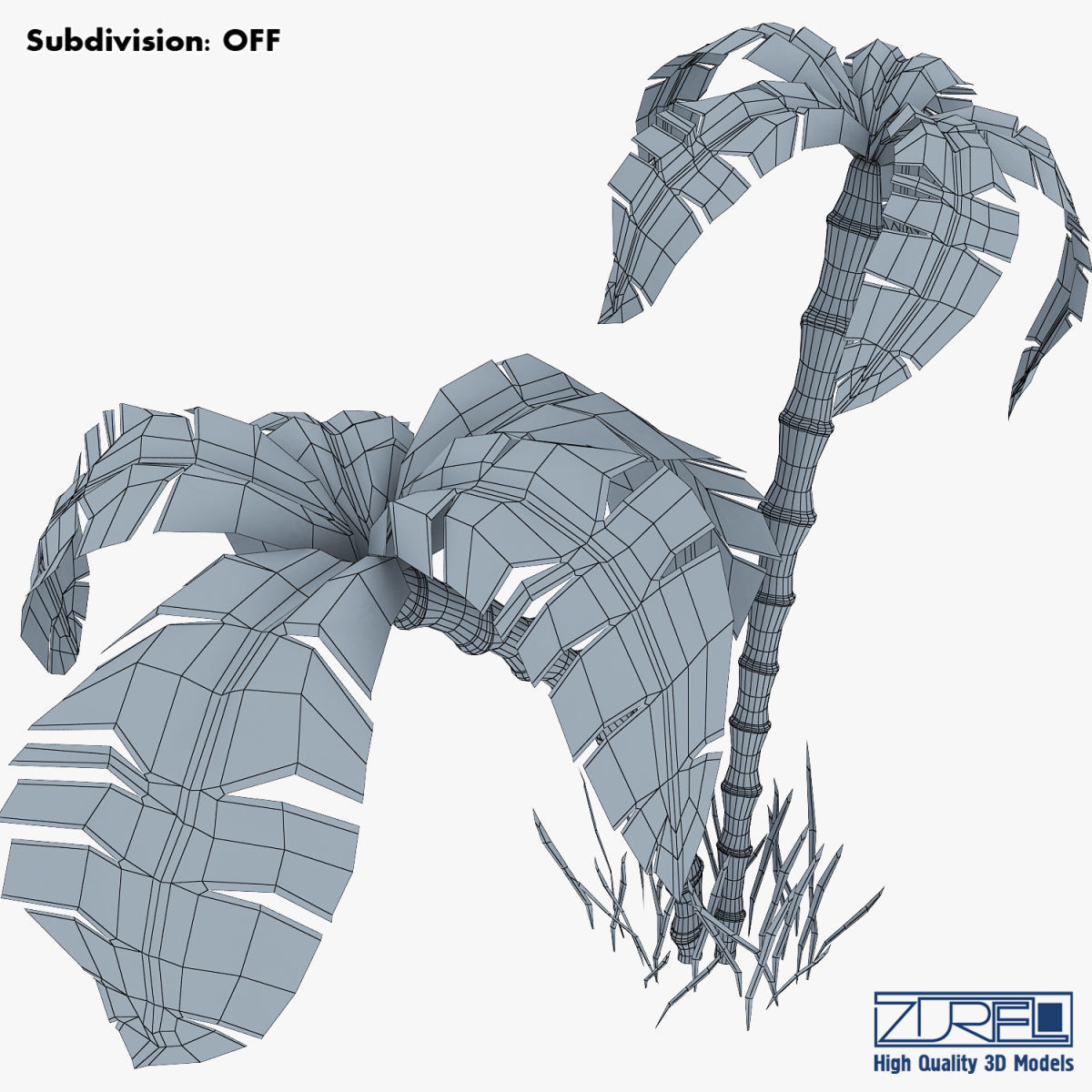 Palm tree v 3 3D model_18