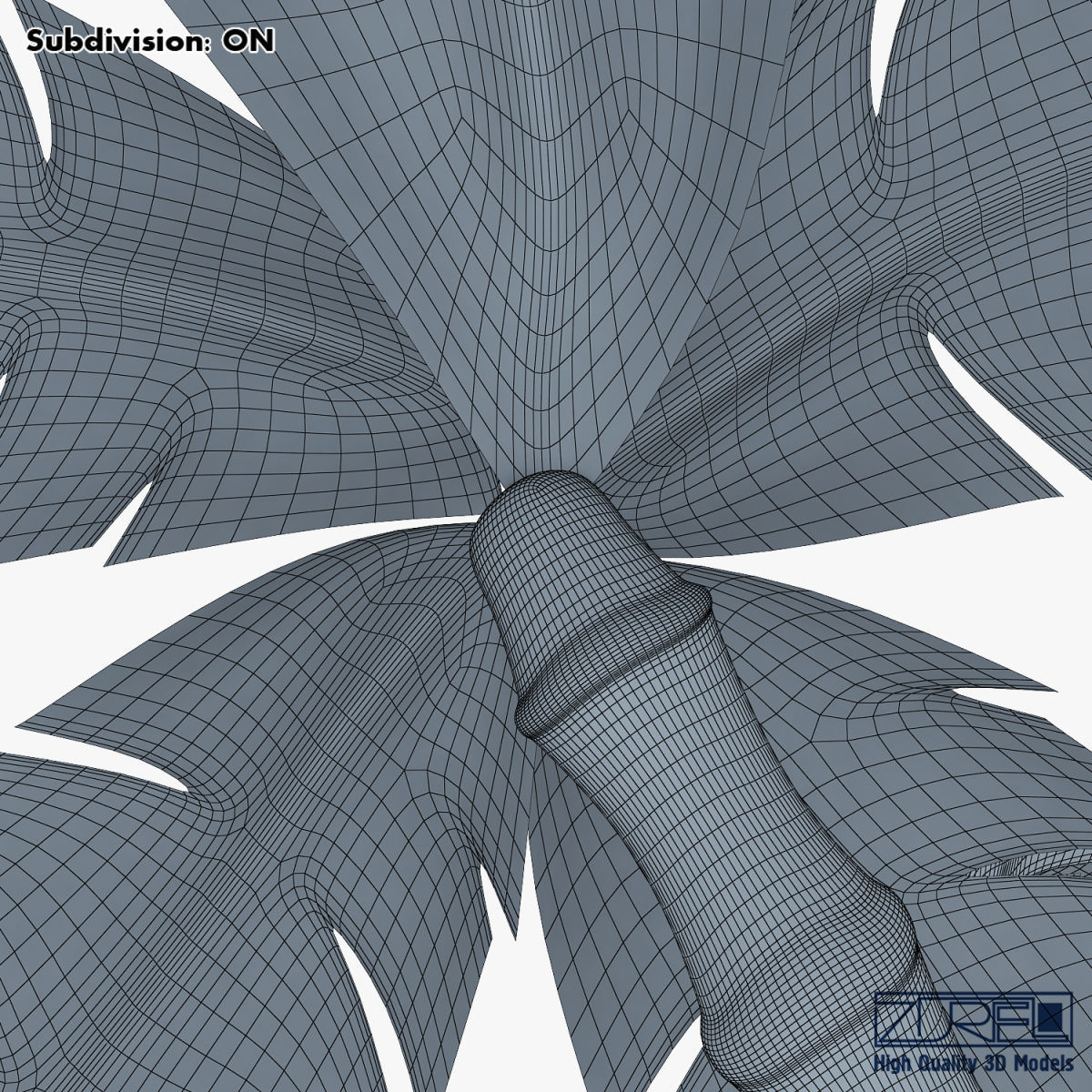 Palm tree v 3 3D model_23