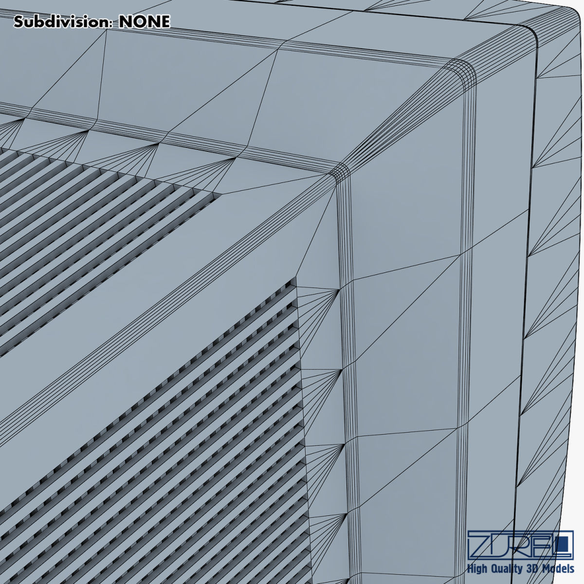 Monitor v 1 old computer Low-poly 3D model_27