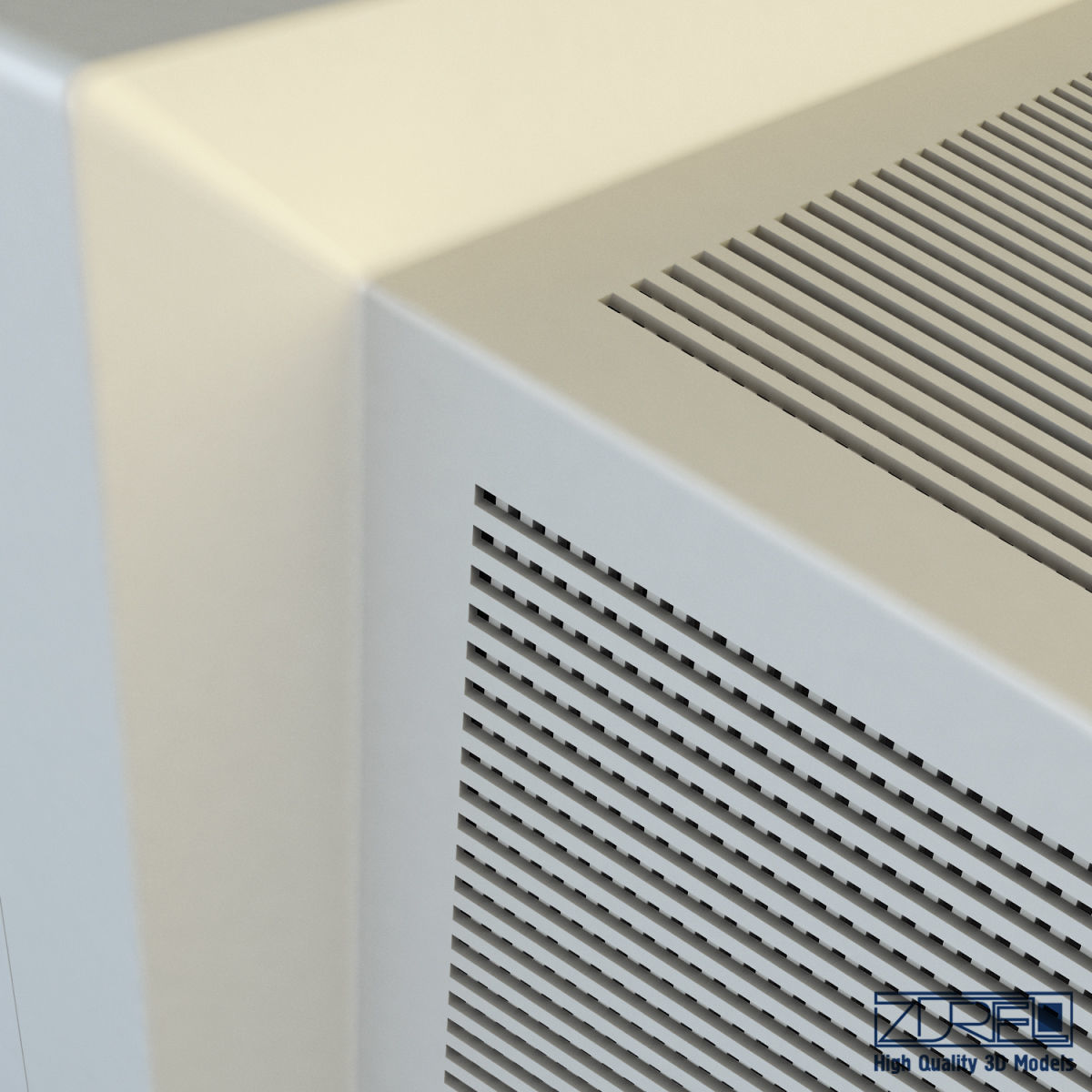 Monitor v 1 old computer Low-poly 3D model_17