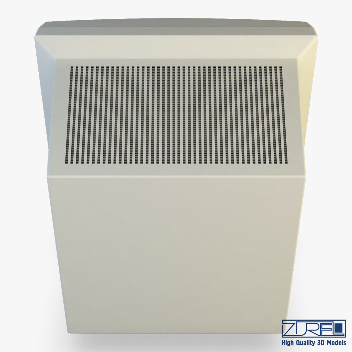 Monitor v 1 old computer Low-poly 3D model_6