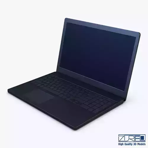 Laptop v 1 Low-poly 3D model