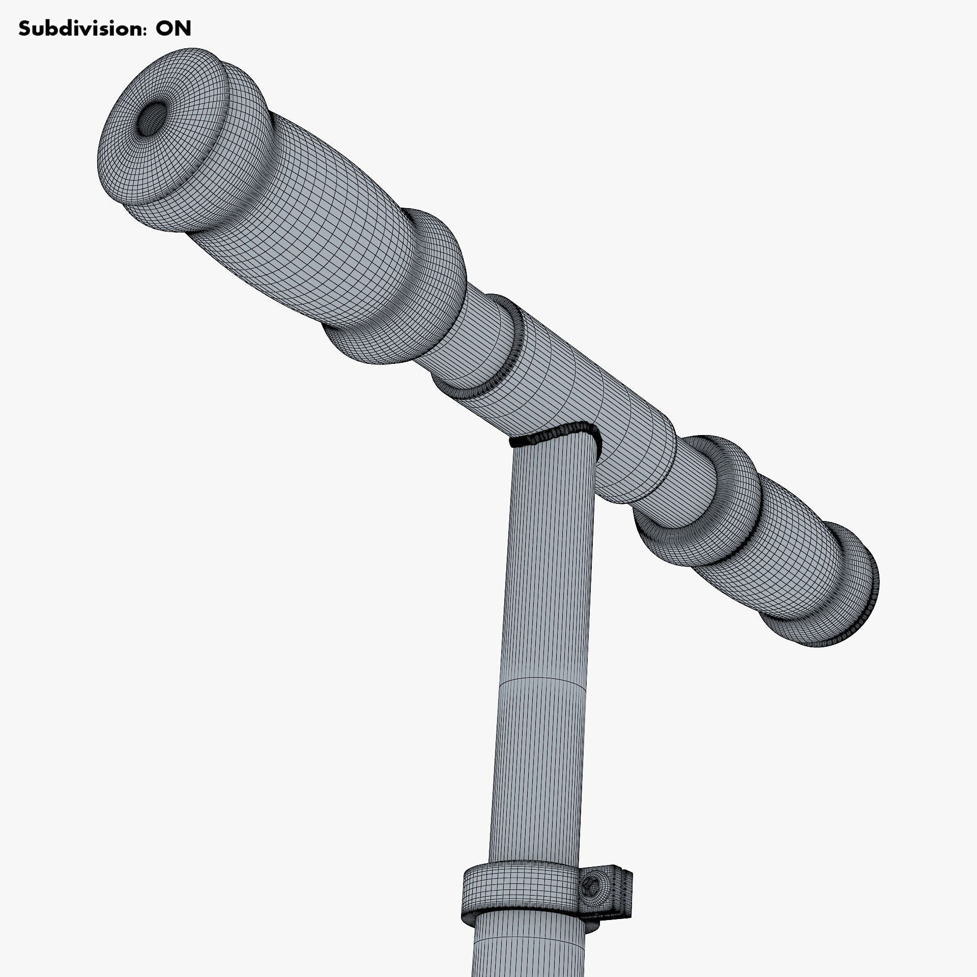 Kick Scooter pink 3D model_32